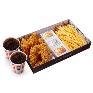 Jumbo Chicken (comes with 1 Fries, 2 Drinks)